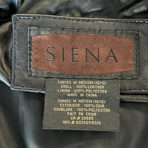 Siena leather moto jacket - Picture 2 of 10